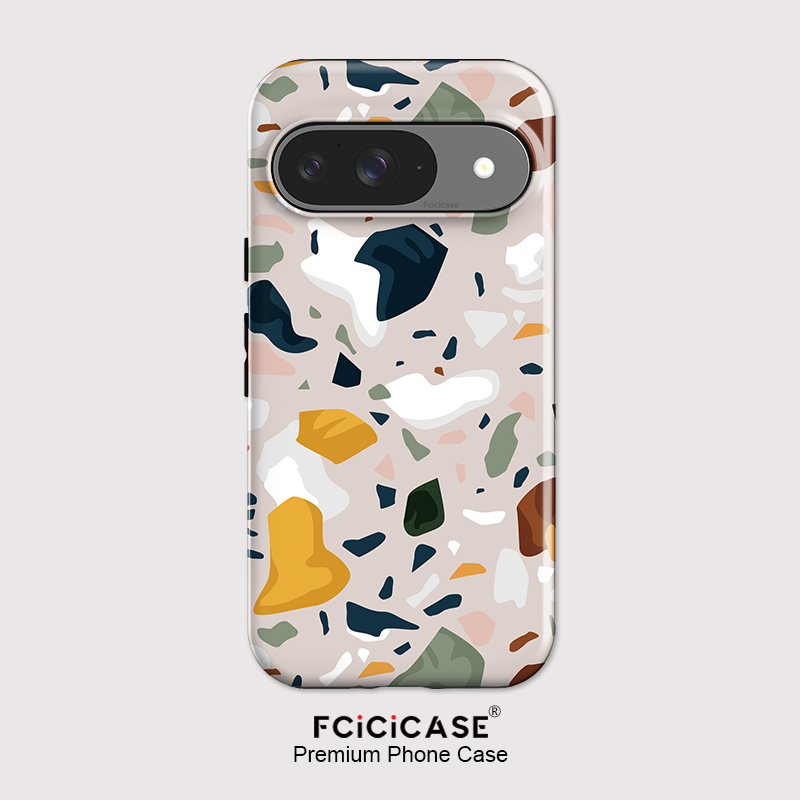 Google Pixel 9 Pro - เคสโทรศัพท์ลายเพ้นท์หรู Fcicicase สำหรับ Google Pixel 10A