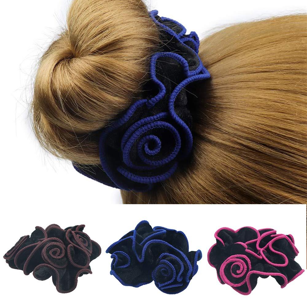 Velvet Jewelry Box - ที่คาดผมเลดี้ Scrunchies อุปกรณ์เสริมกิ๊บติดผมผู้ถือหางม้าผมเชือกผมแหวนกํามะหยี่ยืดหยุ่น