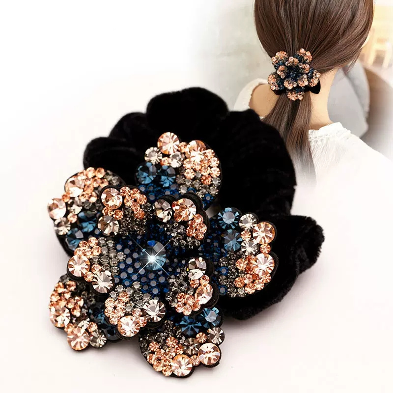 ผู้หญิง Rhinestone Scrunchies  - Velvet Jewelry Box บทวิจารณ์และราคา