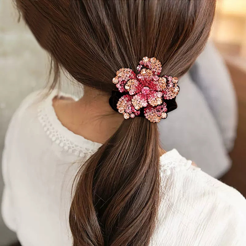 ผู้หญิง Rhinestone Scrunchies  - Velvet Jewelry Box บทวิจารณ์และราคา