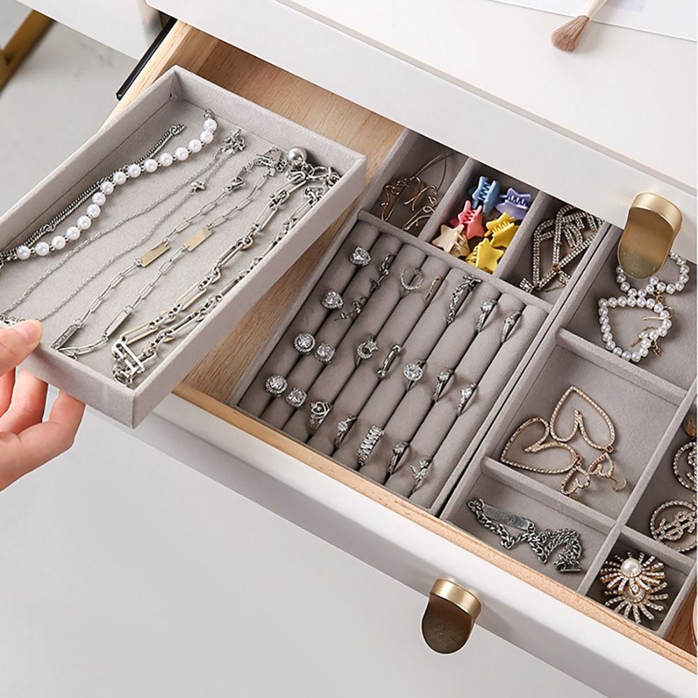 กล่องลิ้นชักเก็บเครื่องประดับก - Velvet Jewelry Box บทวิจารณ์และราคา