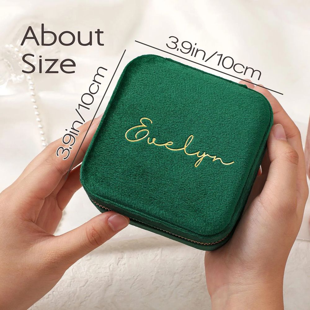 กล่องใส่เครื่องประดับส่วนตัว ก - Velvet Jewelry Box บทวิจารณ์และราคา