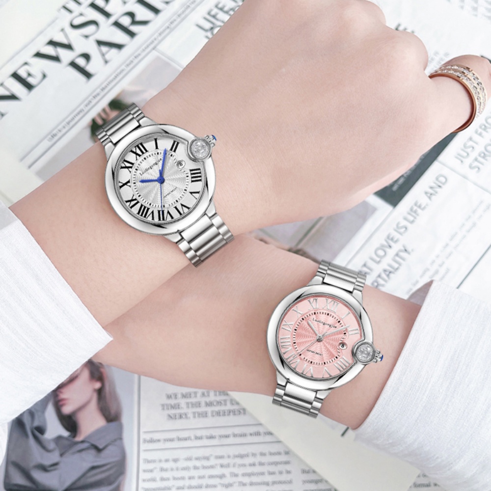 นาฬิกาควอทซ์ผู้หญิงสไตล์อินฟลู - Luxury Lifestyle Dating บทวิจารณ์และราคา
