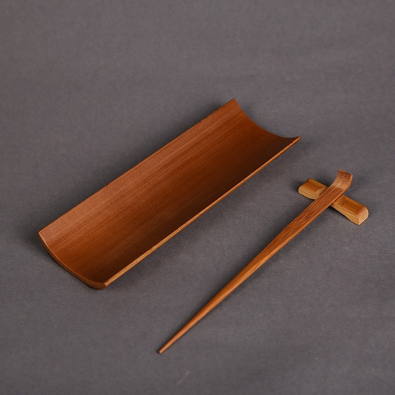 3/4/5Pcs ไม้ไผ่ Carbonized Tea - Bamboo Cutlery Set บทวิจารณ์และราคา