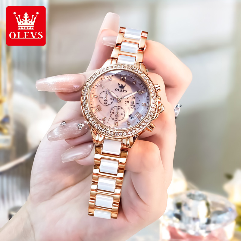 OLEVS 9999 นาฬิกาผู้หญิงยี่ห้อ - Luxury Lifestyle Women บทวิจารณ์และราคา