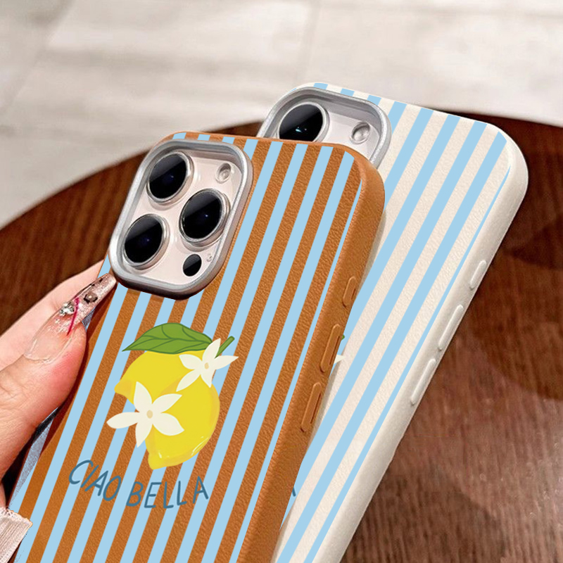เคสลายทางเลมอนสไตล์เรโทร เหมาะ - Samsung Galaxy S25 บทวิจารณ์และราคา