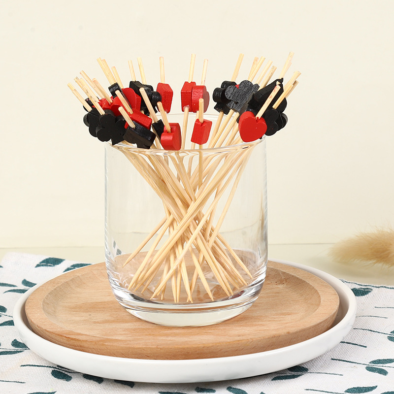 100ชิ้นคาสิโนลาสเวกัสโป๊กเกอร์ - Bamboo Cutlery Set บทวิจารณ์และราคา
