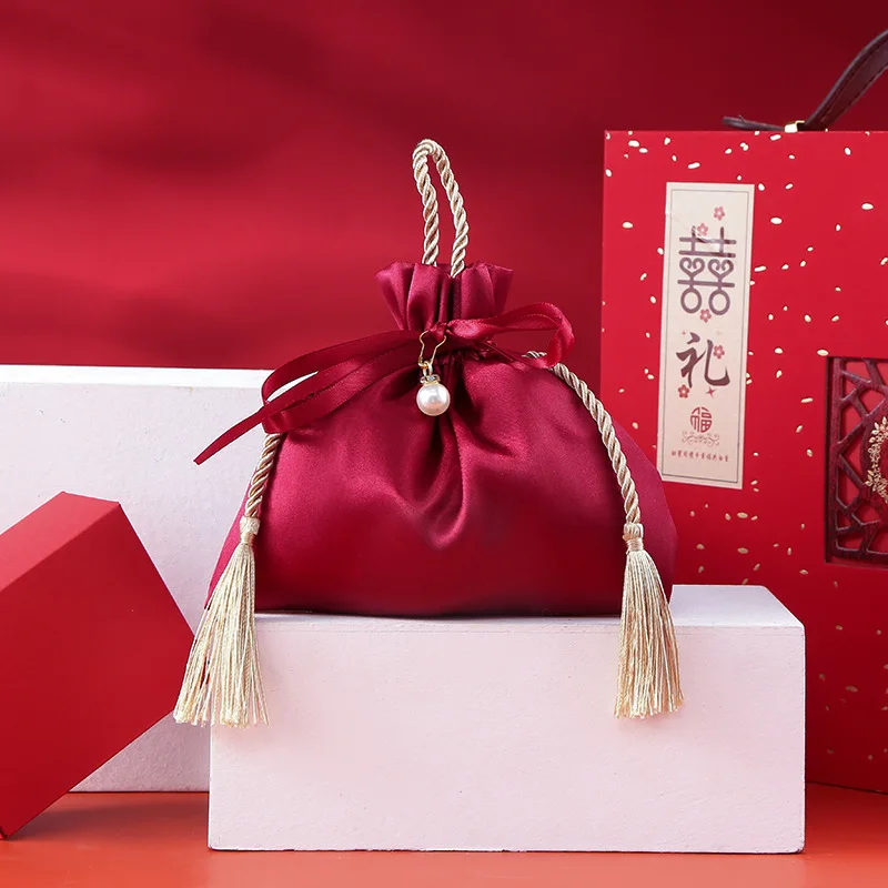 ถุงผ้าไหมกำมะหยี่แบบผูกเชือกหร - Velvet Jewelry Box บทวิจารณ์และราคา