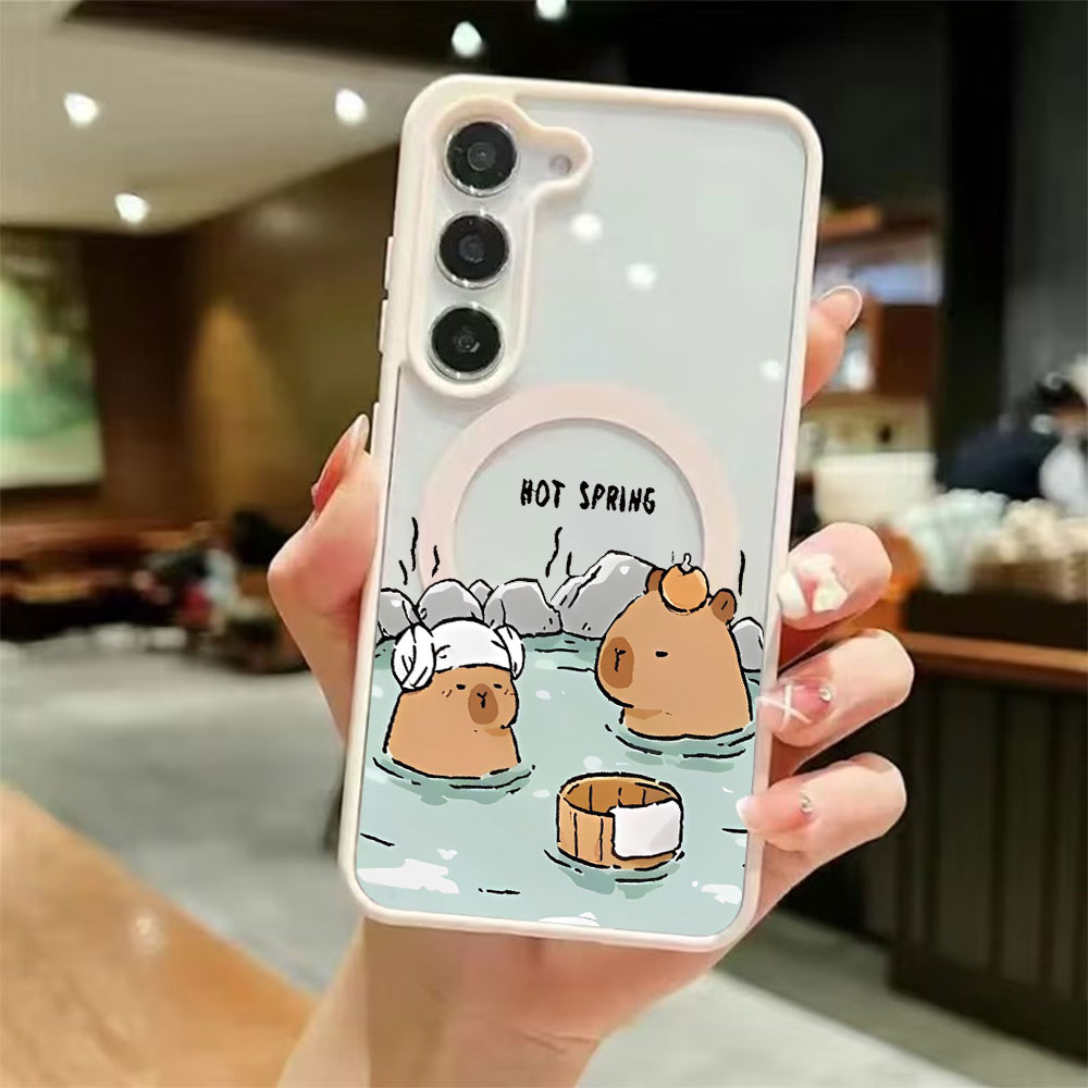 เคสโทรศัพท์แม่เหล็กใสลายคาปิบา - Samsung Galaxy S25 บทวิจารณ์และราคา