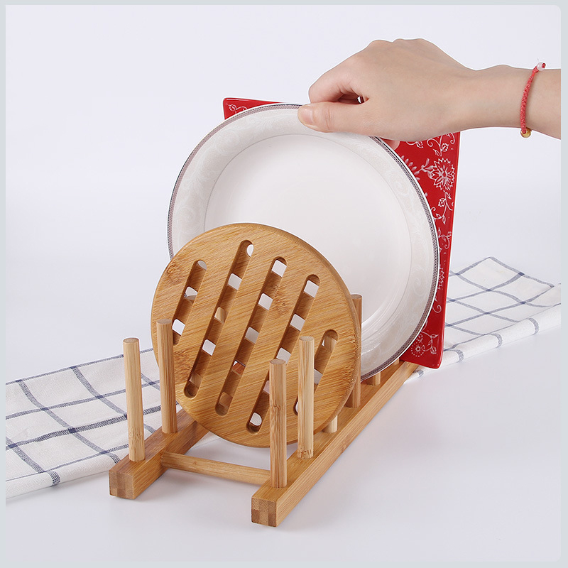 ห้องครัวDrainer Rackจานหม้อฝาป - Bamboo Cutlery Set บทวิจารณ์และราคา
