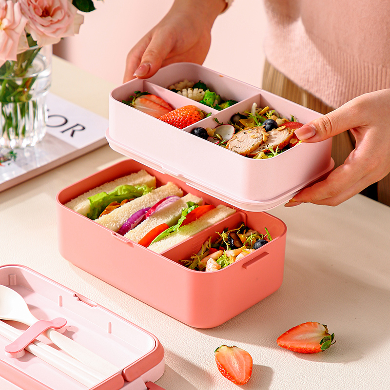 กล่องข้าวพกพา ใยไผ่ 3in1 กล่อง - Bamboo Cutlery Set บทวิจารณ์และราคา